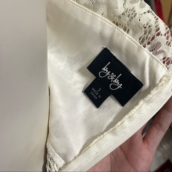 By & By Lace floral summer mini dress S (3) - Picture 7 of 7